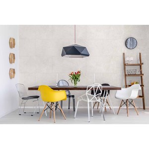 Pannello Murale Impermeabile SPC Bianco Selene Minimalista Contemporaneo Autoadesivo 800x400x5.5mm per Cucina, Casa e Soggiorno - Product Image 3