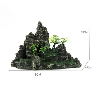 Ecologisch verantwoorde bergstenen aquariumdecoratie, kunstmatige rots van hars, <span class=keywords><strong>aquarium</strong></span> ornamenten - Product Image 4