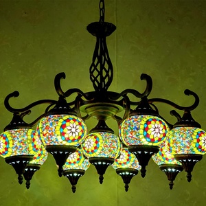 Lampadario turco d'annata industriale fatto a mano delle luci del pendente <span class=keywords><strong>di</strong></span> vetro <span class=keywords><strong>di</strong></span> stile turco all'ingrosso della fabbrica della lampada della cina <span class=keywords><strong>tiffany</strong></span> - Product Image 3