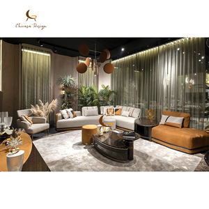 <span class=keywords><strong>Tavolino</strong></span> da Caffè Scultoreo Irregolare in Lacca Nera con Base a Doppio Piedistallo Affusolato, Tavolo Centrale di Lusso per Casa e Hotel - Product Image 3
