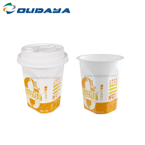 Contenants à café et thé OUDAYA à paroi simple IML 350 ml 22,8 g en PP de qualité alimentaire, diamètre 79 mm, inviolables, sans transfert d'odeurs, personnalisables - Product Image 5