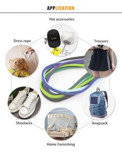 Factory Knitted Hollow Rope 6mm Flat Cord PP String Hoodie Drawstring Drawcord String for Garment Shoelace - Product Image 6