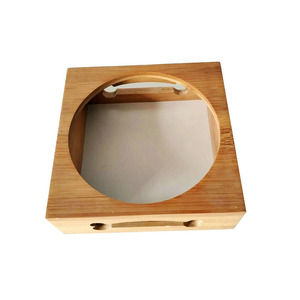 Bol pour animaux de compagnie facile à nettoyer et antidérapant, support en bois surélevé pour <span class=keywords><strong>chien</strong></span> et chat - Product Image 4