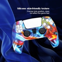 Coque en silicone antidérapante Data Frog pour manette PlayStation Dualshock 5 PS5, capuchon de protection pour joystick pour DualSense