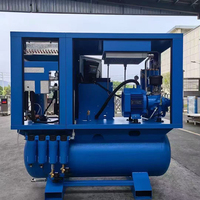 Compresseur d'air à vis rotatif robuste 4-en-1 Air de noyau de moteur lubrifié pour la construction de fabrication Expédition mondiale