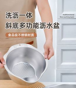 Cesta Escurridora Multifuncional Moderna de Acero Inoxidable 304, Apta para Lavavajillas y Horno, Plato para Frutas - Product Image 5