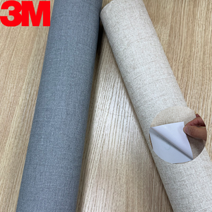 <span class=keywords><strong>Película</strong></span> de Vinilo PVC 3M DI-NOC, Revestimiento de Pared Textil Mate, Autoadhesivo, Protector Solar, Fácil Mantenimiento, <span class=keywords><strong>Película</strong></span> Decorativa - Product Image 3