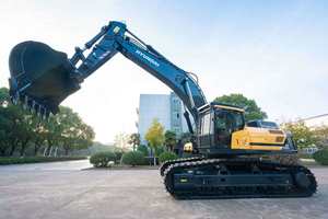 รถขุดตีนตะขาบฮุนได HX550L 22 ตัน รุ่นดั้งเดิม พร้อมเครื่องยนต์ Cummins EPA เกียร์ มอเตอร์ และปั๊ม ขาย - Product Image 5