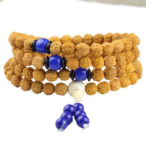 Bodhi Seed <b>Bracelet</b> 108 Beads Round Geometric Stone Jewelry For Men Women <b>Couple</b> - Product Image 5
