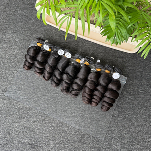 Loose <b>Wave</b> 100% Virgin Human Hair Bundles Machine Double Weft Hair Weaving Extensions Minimal Shedding Straight <b>Body</b> <b>Wave</b> - Product Image 2