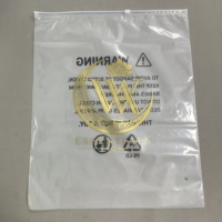 Sacs d'emballage en plastique transparent mat givré à fermeture éclair, écologiques, personnalisés avec logo imprimé pour vêtements