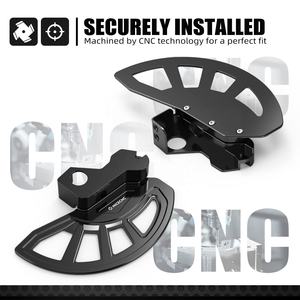 NICECNC para Suzuki 2005-2024 DRZ400SM 400SM DRZ <span class=keywords><strong>400</strong></span> <span class=keywords><strong>SM</strong></span> protector de disco de freno delantero de motocicleta y cubierta protectora de zapato de horquilla - Product Image 2