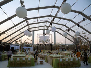 Tente de tennis de football de sports de cadre en aluminium installée rapide - Product Image 2