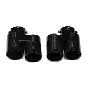 SYPES Auto Kohle faser Auspuffs pitzen <span class=keywords><strong>M</strong></span> Performance Auspuff anlage Schall dämpfer spitze Auspuffrohre für BMW X5 X6 X7 G05 G06 G07 - Product Image 1