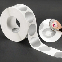 Rouleau d'étiquettes thermiques autocollantes en PET imperméables - Autocollants écologiques - Impression numérique personnalisable pour l'emballage de cadeaux et d'artisanat