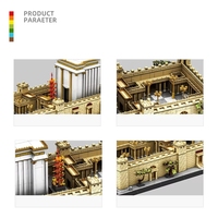 Wange 7216 2025 Nuevo Modelo MOC de Arquitectura Famosa, Construcción Cultural, Juguetes DIY para Niños, Set de Bloques de Construcción de Regalo