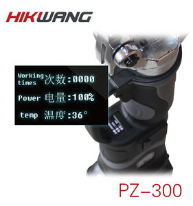 Juego de Herramientas de Engarzado de Terminales de <span class=keywords><strong>Cable</strong></span> Hidráulico Inalámbrico con Batería PZ-300, Abrazadera <span class=keywords><strong>para</strong></span> Terminales de Cobre y Aluminio Hexagonales - Product Image 4