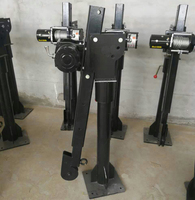 Nouvelle mini-grue montée sur camion à colonne télescopique de 500 kg de capacité, hauteur réglable, avec treuil électrique 12 V et élingue de câble pour restaurant