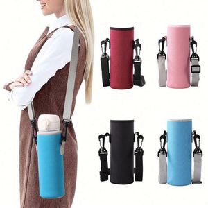 Sac de transport de luxe étanche en polyester avec sangle réglable pour bouteille d'eau de 30 à 40 oz, idéal pour les sports de plein air, à porter à l'épaule ou en bandoulière - Product Image 1