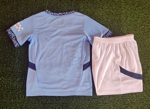 Pantalones cortos de camiseta de fútbol para niños Haaland Debruyne de alta calidad 2024/25 uniforme de fútbol Foden para niños y jóvenes <span class=keywords><strong>Ropa</strong></span> de futbol para bebés - Product Image 3