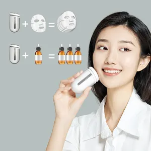 portable wireless ion ion- sonic facial instrument hot and cold ice compress skin care device