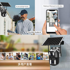 กล้องพลังงานแสงอาทิตย์ YQ10 ความละเอียด 4MP สำหรับการรักษาความปลอดภัยภายนอกอาคาร พร้อมระบบเตือนภัยและที่เก็บข้อมูลบนคลาวด์ เหมาะสำหรับลานบ้านและสวนผลไม้ - Product Image 4