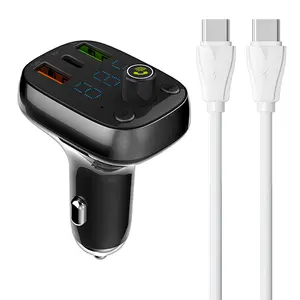 Ldnio C704Q Car Accessories Triple USB In-Car Charger QC4.0 Quick Charge Car Charger Adapter For Mobile Phone