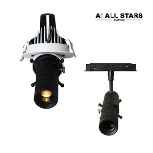 Lampu Proyektor CE Rohs Zoomable 10W 20W 30W 2 kabel 3 kabel 4 kabel 3 Fasa Dapat Dibentuk Dapat Diredupkan CCT COB <span class=keywords><strong>Led</strong></span> Spot <span class=keywords><strong>Track</strong></span> <span class=keywords><strong>Light</strong></span> - Product Image 3