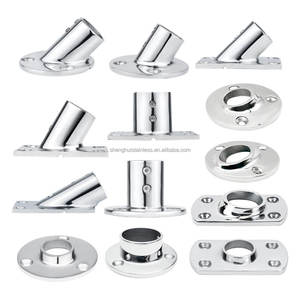 22/25/30/32 מ "מ 316 סירה נירוסטה מתאימה stanchion עגול ו בסיס מלבני סירה אביזרים חלקים ימיים - Product Image 1