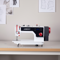 JUKKY 9810 PROMOTION NOUVEAU DESIGN Machines à coudre industrielles informatisées à une aiguille en métal haute vitesse pour point noué usage domestique