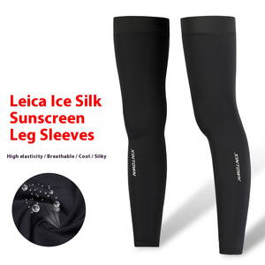 Penutup Kaki Pria Ramah Lingkungan dari Bahan Sutra Es UPF50+ Pelindung Sinar Matahari untuk Bersepeda, Lari, Bola Basket, Bernapas, Menyejukkan, untuk Aktivitas Luar Ruangan - Product Image 6