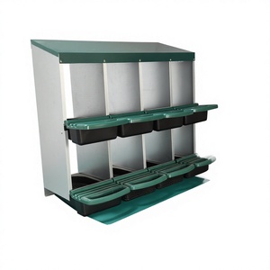 Nido de gallinas de doble capa con 8 orificios para la puesta de huevos en aves de corral - Product Image 3