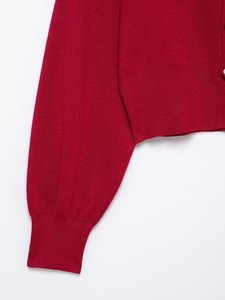 Cárdigan de Punto con Botones en Forma de Corazón para <span class=keywords><strong>Mujer</strong></span>, Estilo Dulce y Moderno, Venta al Por Mayor - Product Image 5