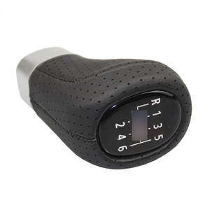 Poignée de levier de vitesses BMW 5 ou 6 vitesses en cuir ergonomique pour transmission manuelle - Product Image 2