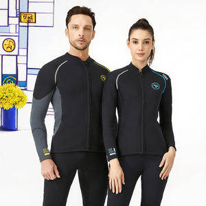 Vêtement de plongée en néoprène de 1,5 mm avec logo personnalisé en gros pour hommes et femmes, fermeture éclair sur la poitrine, canyoning, plongée - Product Image 3