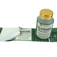 Médecine et produits de santé personnalisés CMJN impression étiquettes de supplément autocollant mat pour bouteille d'emballage pharmaceutique