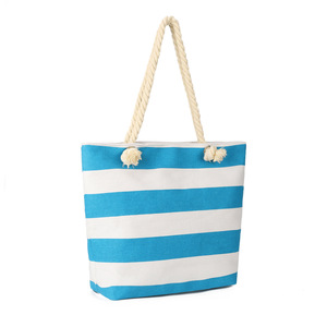 Bolsa de Gimnasio Extra Grande de Lona de Algodón con Asa Larga y Correa para el Hombro DB-0128 Hecha en China para Yoga, Uso Diario, Playa, Venta al por Mayor - Product Image 6