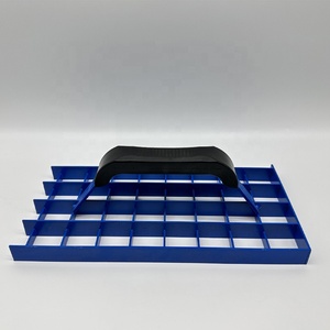 Rabot à plâtre en acier à grille dentelée pour maçonnerie et plaques de plâtre, idéal pour racler et lisser les surfaces 283x146mm - Product Image 5
