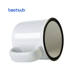 13oz 400ml Sublimation White Ceramic <strong>Enamel</strong> Coffee <strong>Mug</strong> (B13TC-WK) - Product Image 4