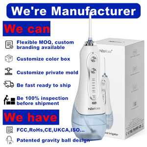 Có thể sạc lại không dây nước Flosser IPX7 300ml Irrigator Miệng răng Làm sạch USB/Battery Powered 15 năm chăm sóc răng miệng nhà máy - Product Image 5