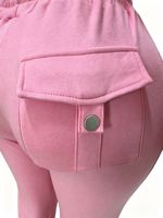 Ensemble de survêtement pour femme, veste zippée intégrale en polaire brossée respirante et douce pour la peau, pantalon droit à capuche, style décontracté d'hiver