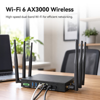 Routeur Wi-Fi 6 double bande AX3000 prêt pour l'OEM avec Ethernet 2.5G et prise en charge OpenWrt pour les projets réseau