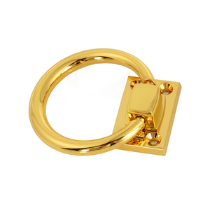 2024 Golden Silver Zinc Alloy Full Back Bar Stools Hardware <strong>Door</strong> Chair Round Ring Pull <strong>Knob</strong> Dining Sofa Chair Handle Knocker - Product Image 3