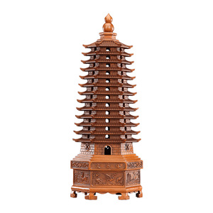 Pagoda Wenchang, adorno de bronce, cobre púrpura, Feng Shui, decoración para el hogar, oficina, estudio, regalo para estudiantes, Año Nuevo Chino - Product Image 4