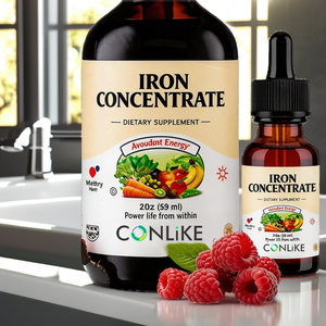Private Label Iron Liquid Drops 18mg <strong>Vitamin</strong> C Folic Acid <strong>Vitamin</strong> B12 for <strong>Immunity</strong> <strong>System</strong> Raspberry Flavored <strong>Vitamins</strong> Adults - Product Image 2