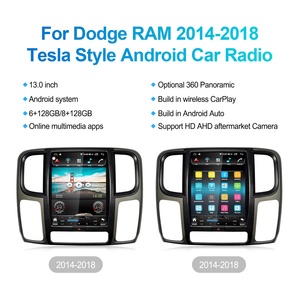 Navihua Car for Dodge RAM 2014 2018 Low End Upgrade 13'' Android Car Radio Car DVD Player GPS Navigation Carplay Auto <b>Stereo</b> - Product Image 4