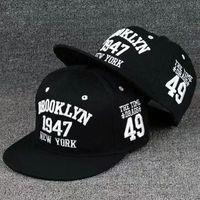 Casquettes de baseball américaines de haute qualité pour hommes, casquette à visière plate, casquette à 6 panneaux, casquette snapback