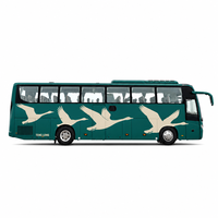 Bus électrique TENGLONG CATL 255 KWh avec une autonomie de 450 kilomètres, bus de luxe de 12 m avec 53 sièges