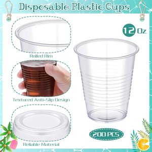Customized Printing Clear 12-32 oz PET Disposable Eco-Friendly Biodegradable Milkshake Coffee Juice Boba Smoothie <b>Plastic</b> <b>Cup</b> - Product Image 2
