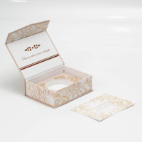 Recycelbare Magnet-Augenklappe behandlung Starre Papier boxen Benutzer definierte magnetische Augen pads Verpackung Geschenk box mit Logo